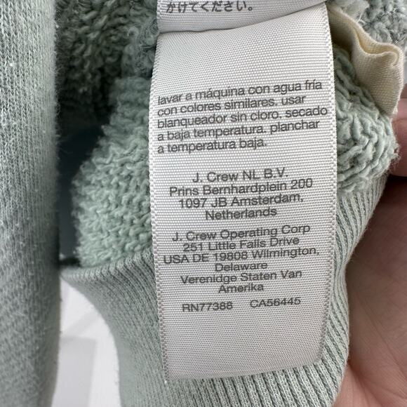 Madewell 1/4 Zip Blue Sweatshirt WMNS M Mock Neck Boxy Slouchy Long Sleeves Gym - Picture 6 of 10